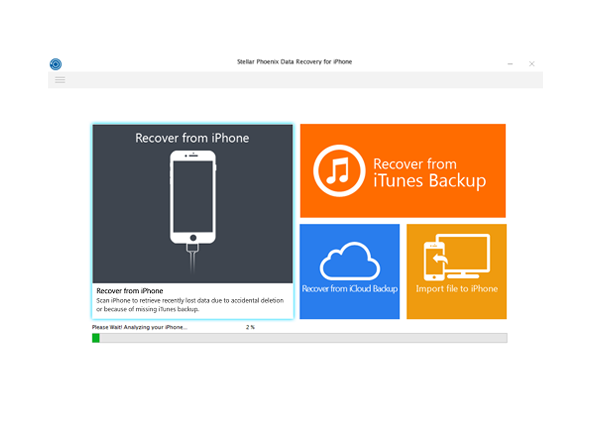 Stellar Data Recovery for iPhone screenshot