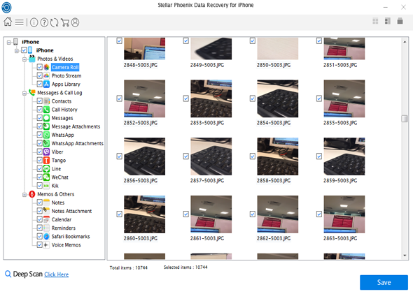Stellar Data Recovery for iPhone screenshot