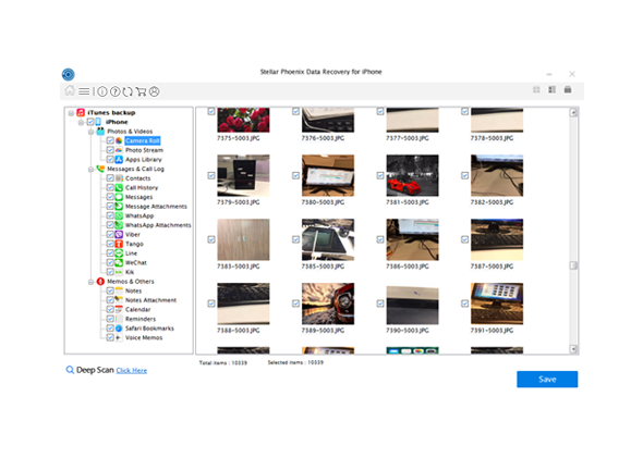 Stellar Data Recovery for iPhone screenshot